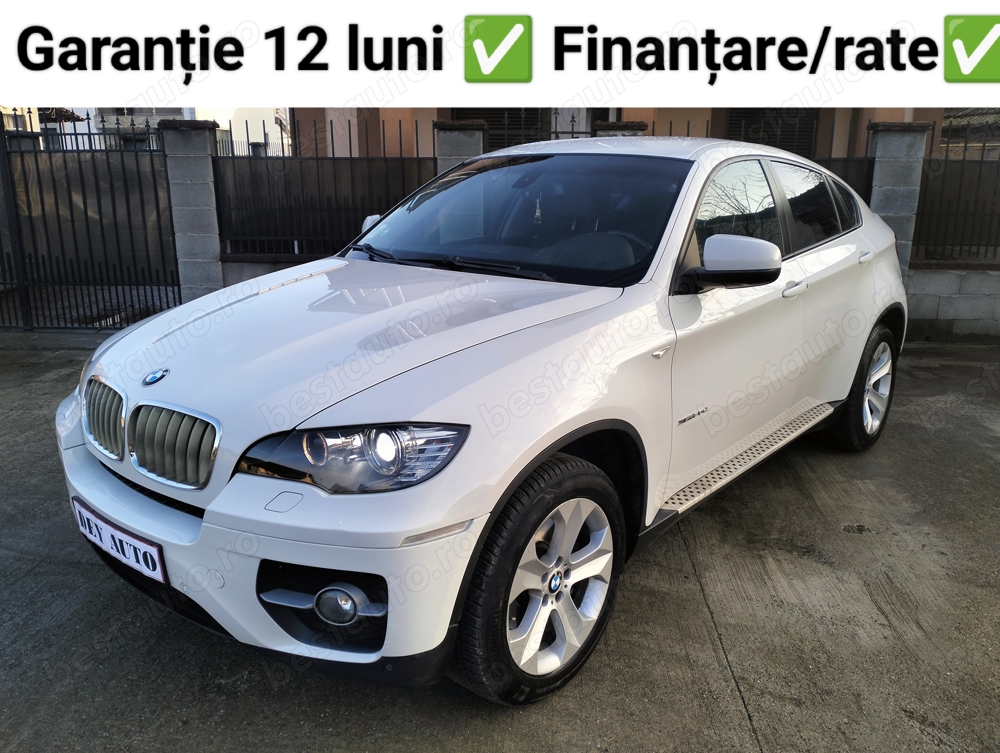 BMW X6, 3.0 d-235 cp(M57), an 2010 luna 05, Garanție12 luni, Finantare rate!