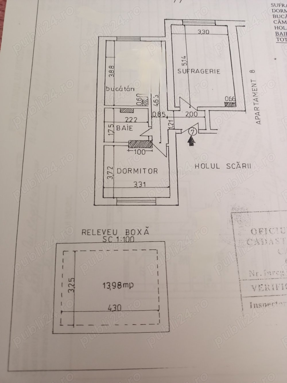 Apartament doua camere decomandat Mihail Kogalniceanu