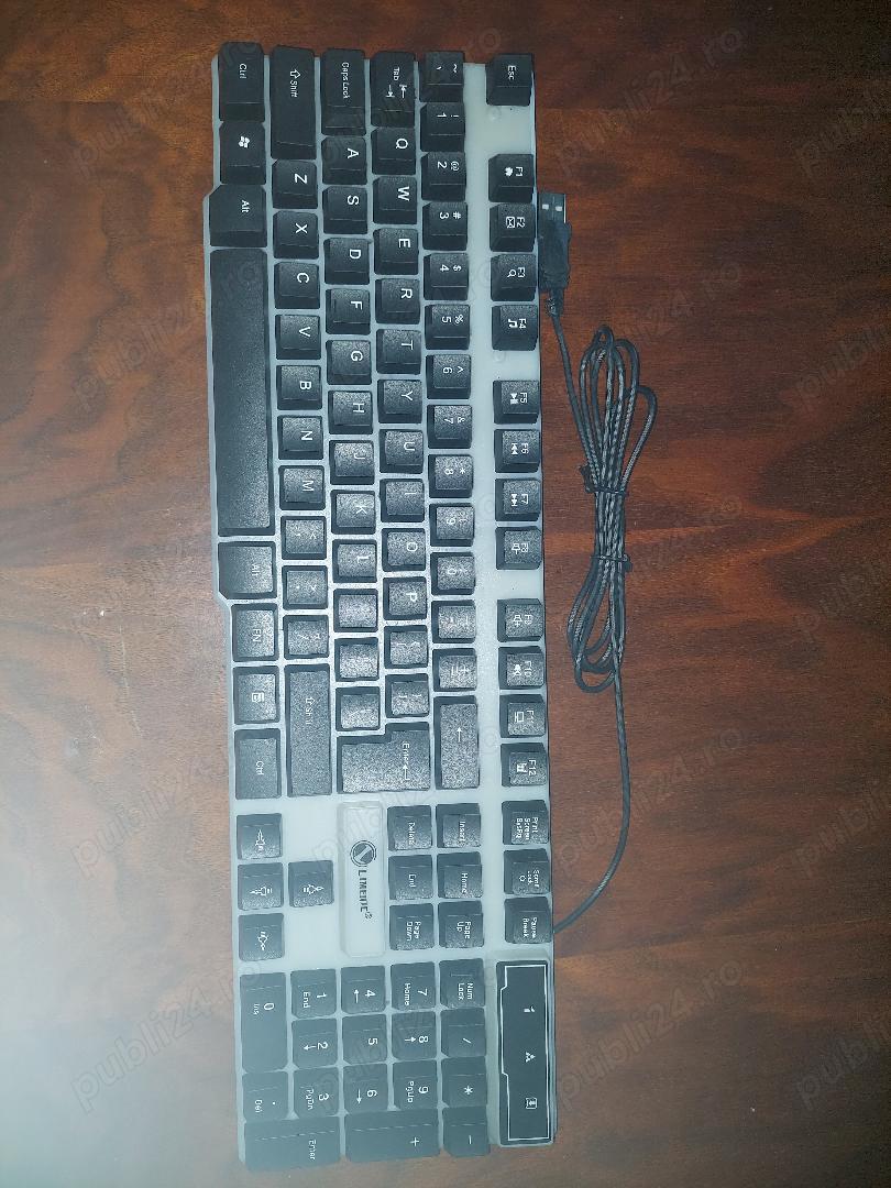 Tastatura iluminata Limeide cu fir