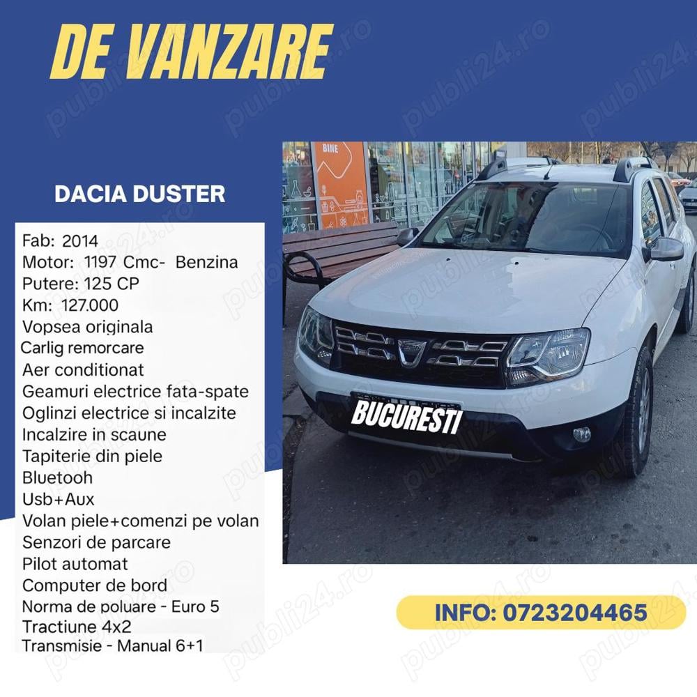 Dacia Duster de vanzare, Bucuresti