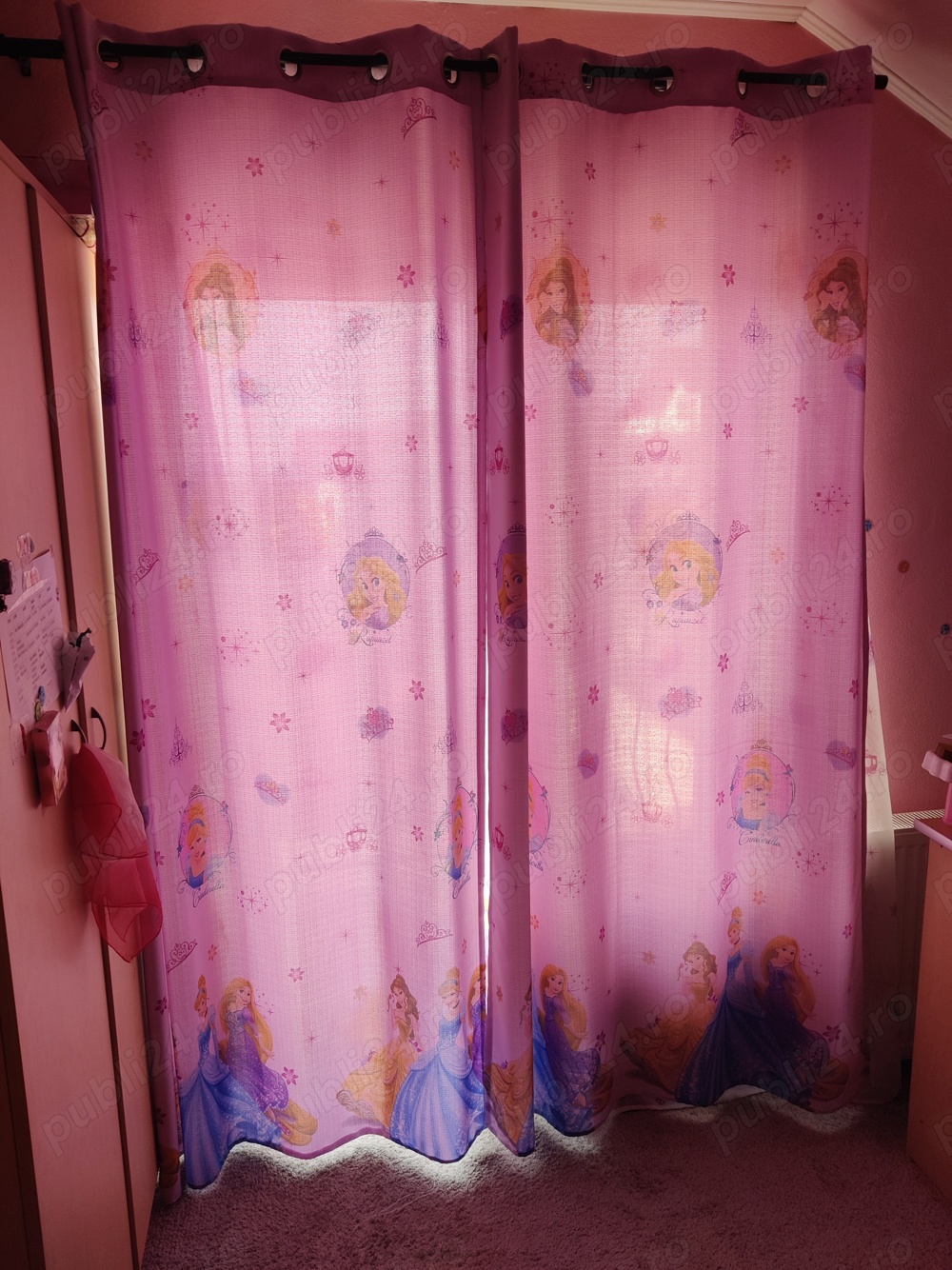 Perdea și draperie cu prințese 