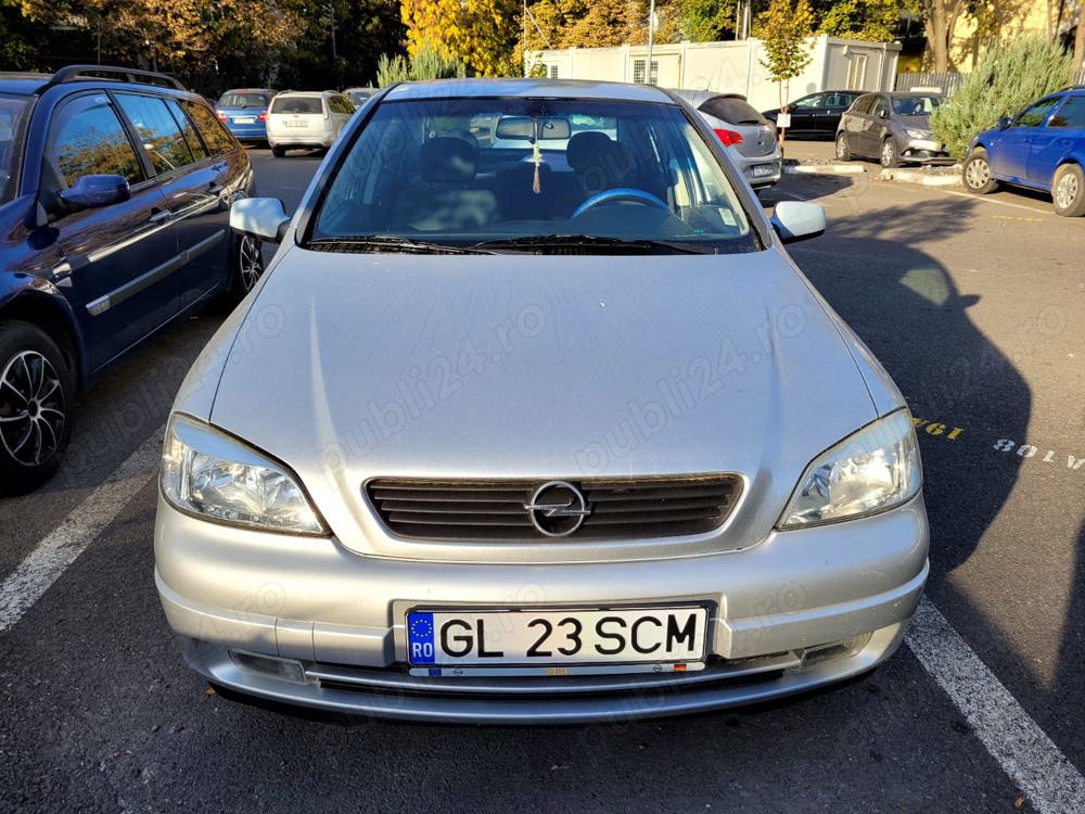 Vand Opel Astra G, in 4 usi, din 2007, 1.6 benzina, 171.000 km, CLIMATRONIC, TEMPOMAT, etc