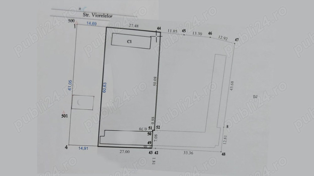 Vand teren 4664 mp - Slatioara - dezvoltare imobiliara  afacere   productie