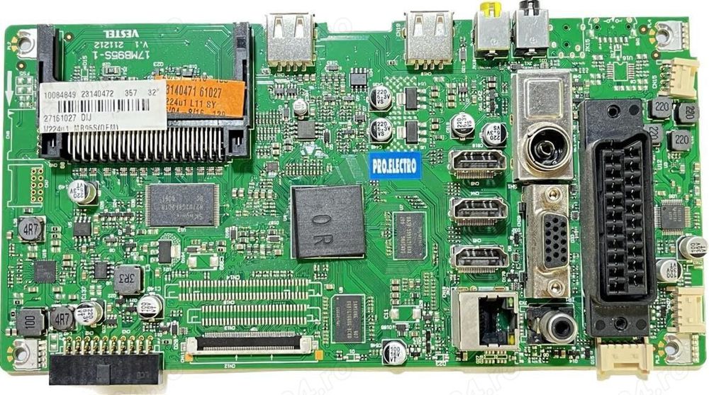 Placa de baza TV Toshiba 32L3433DG model 17MB95S-1 ecran VES315UND01