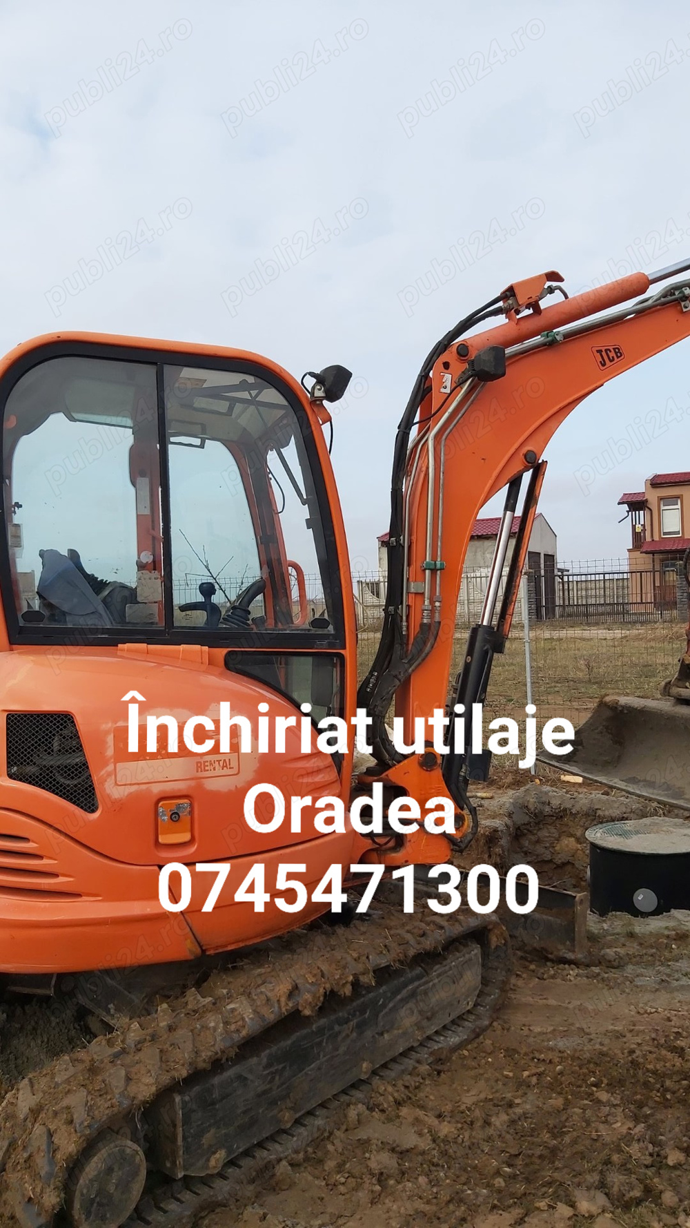 Inchiriat miniexcavator, bobcat, dumper Oradea