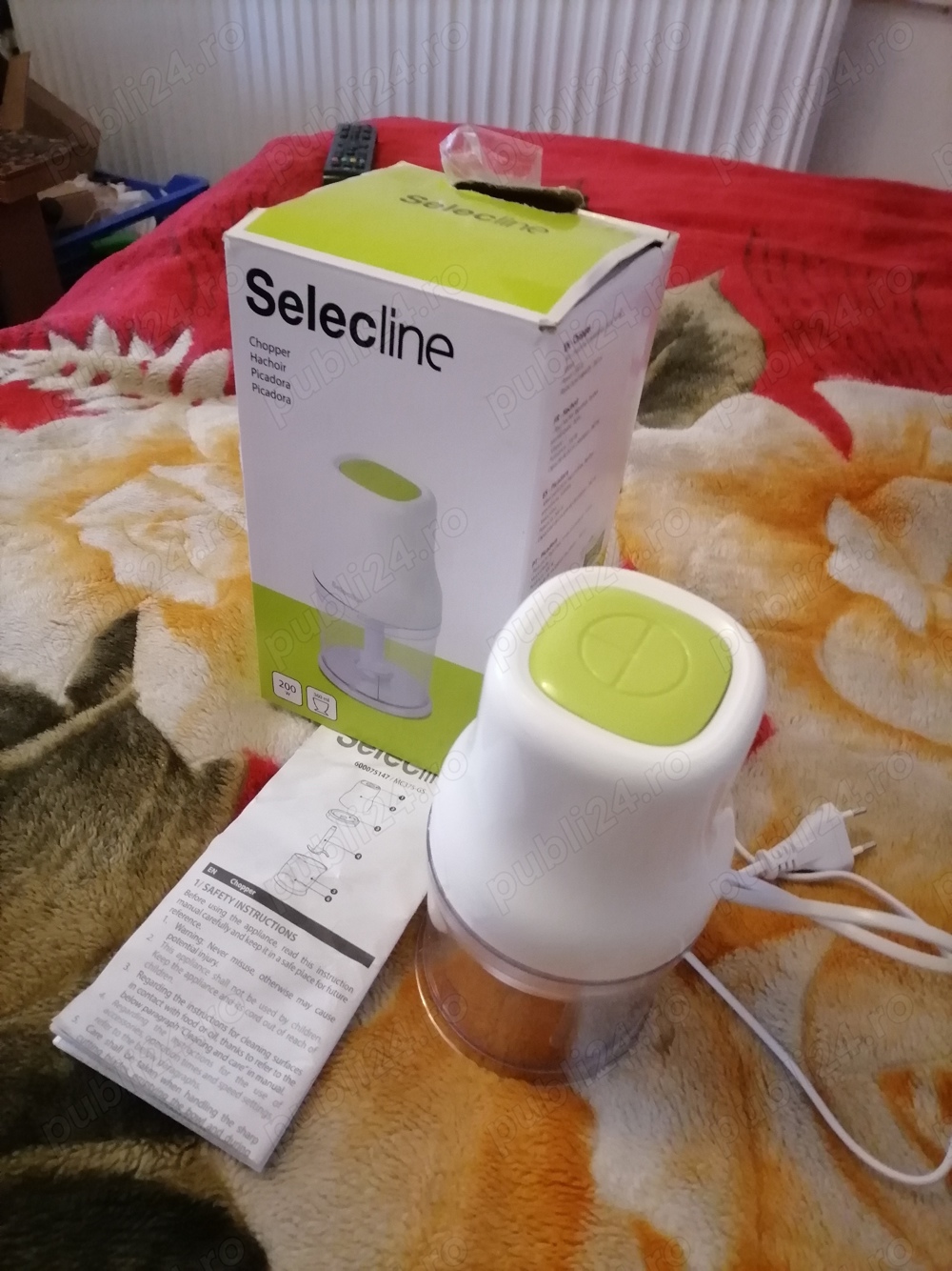 Selecline MC375-GS aparat de tocat legume si fructe cu putere de 200W