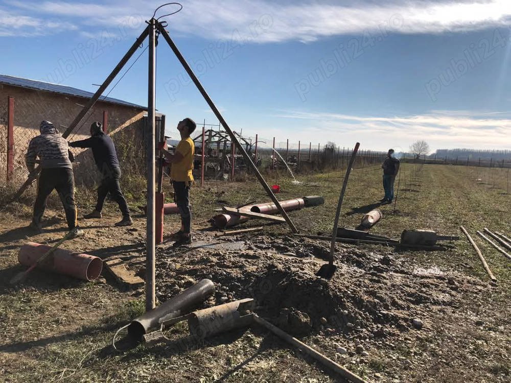 foraje puțuri apa denisipari 