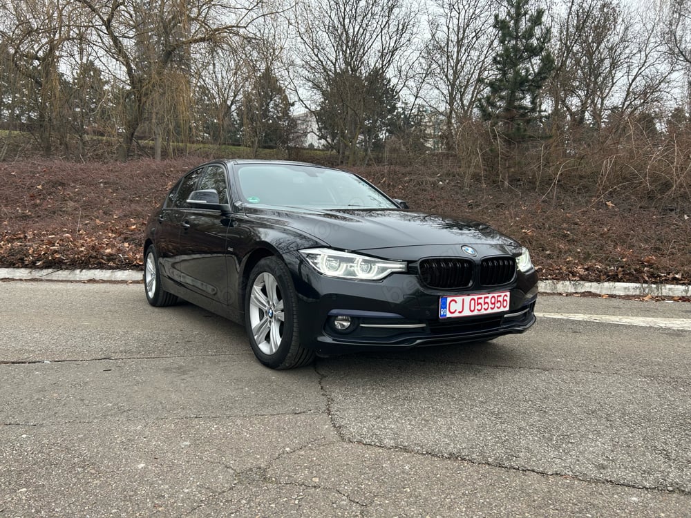 Bmw 320d Sport Line Automat 2017 Faruri Led 190cp Scaune Sport Euro6