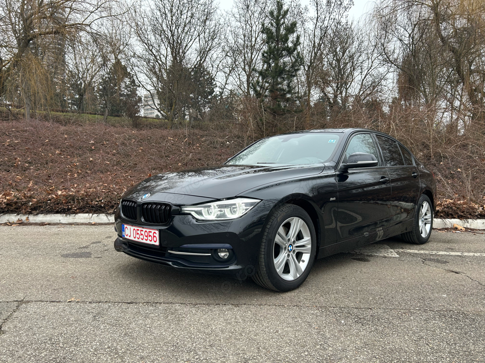 Bmw 320d Sport Line Automat 2017 Faruri Led 190cp Scaune Sport Euro6