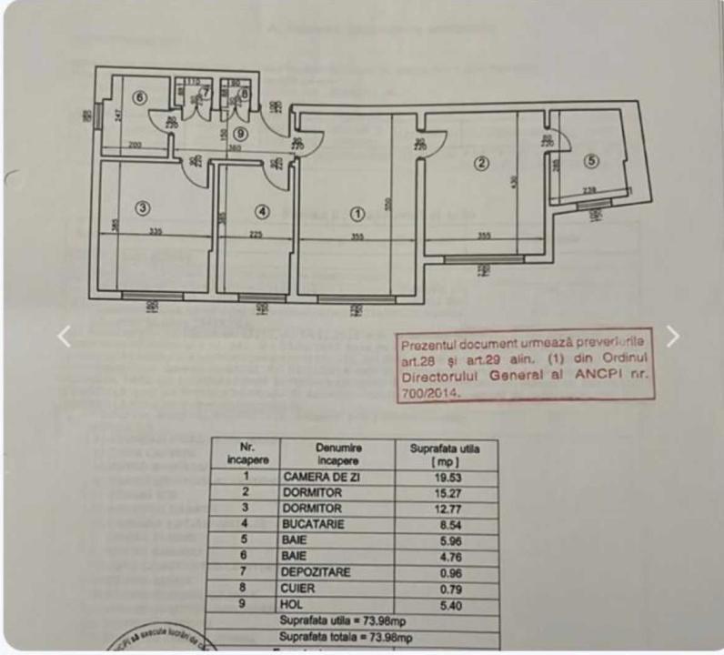 Apartament 3 camere de vanzare Giulesti 