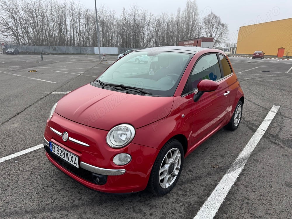 Vând Fiat 500 Sport - 2008 - Panoramic - 127.000 KM