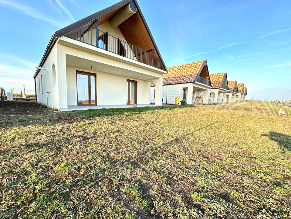 Casa individuala, 400 mp teren, 5 camere, 119 mp utili - Sanandrei