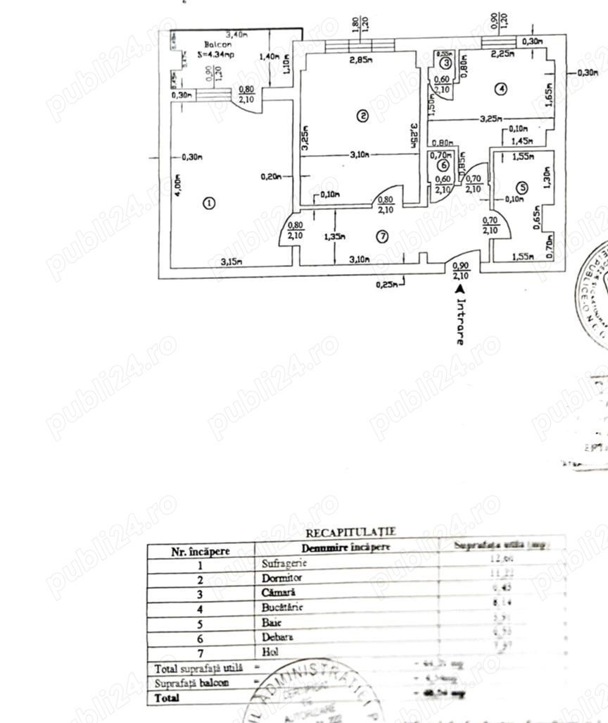 2 camere Exercitiu etj 2din 4 50mp toate imunatatirile 89000euro