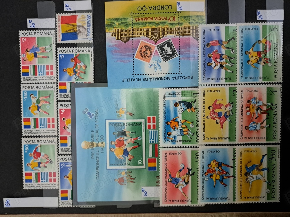 Timbre ROMANIA - nestampilate 1990