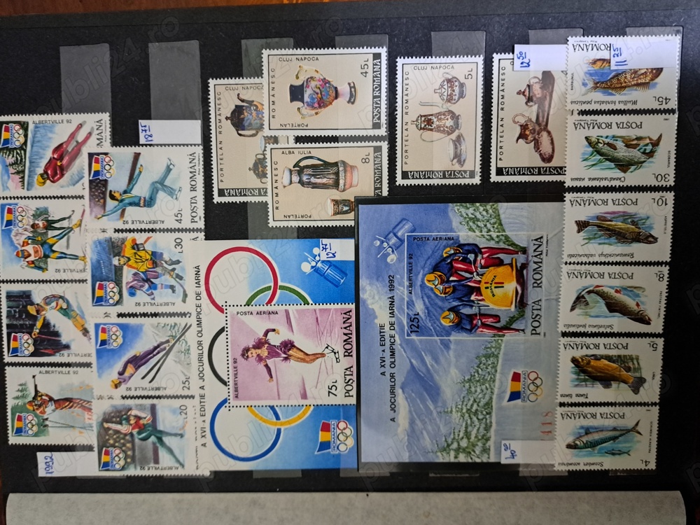 Timbre ROMANIA - nestampilate 1992