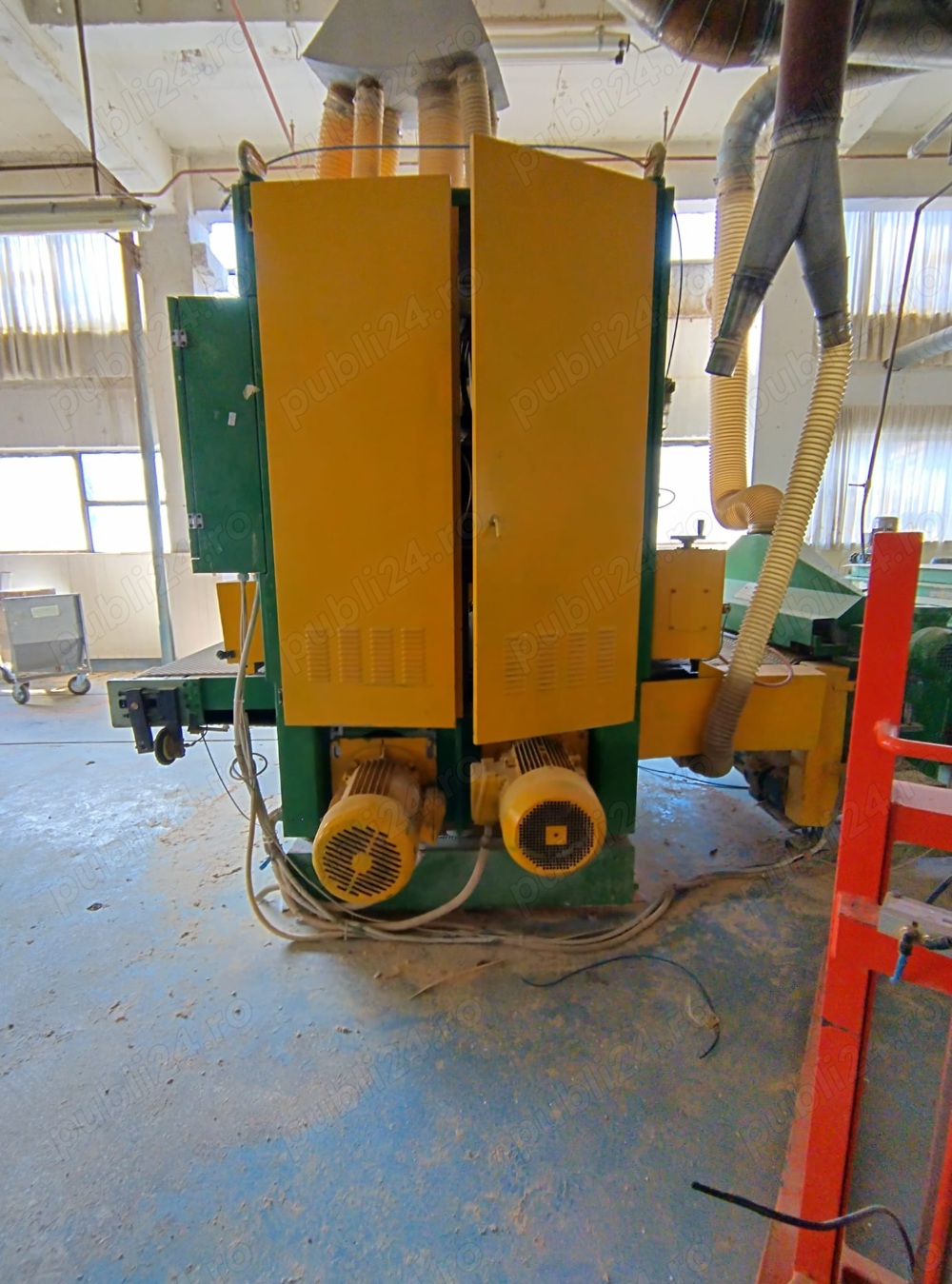 Masina de slefuit   calibrat cu doi tamburi