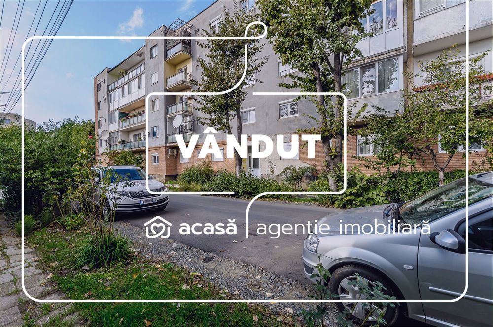 VÂNDUT! Apartament decomandat 3 camere în Grădiște.