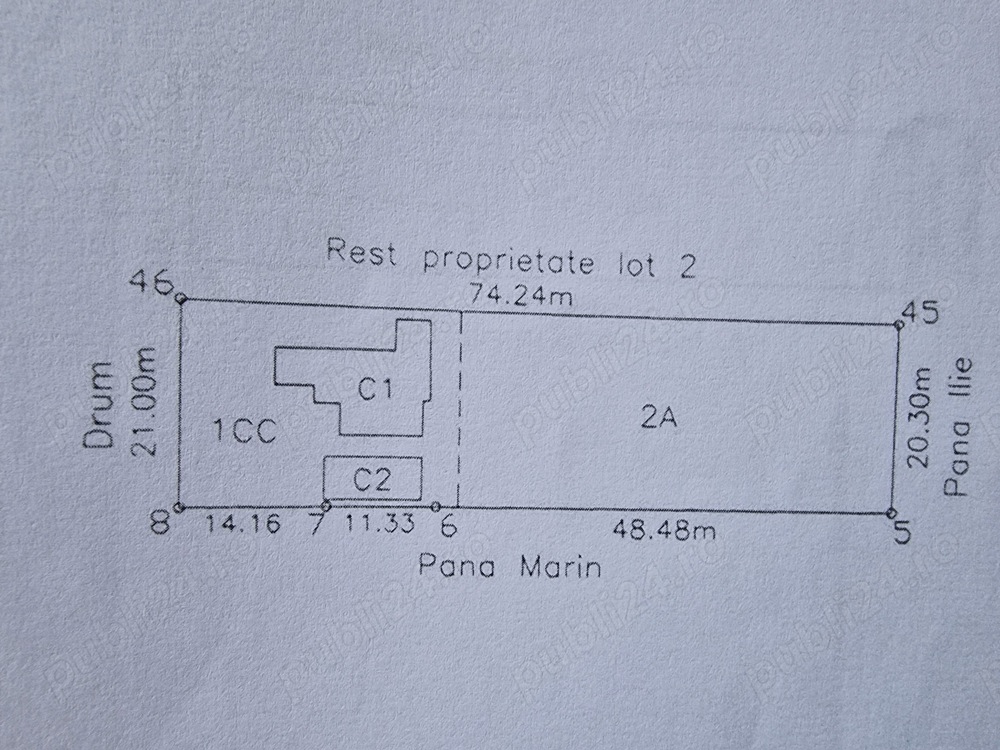 De vanzare casa cu teren