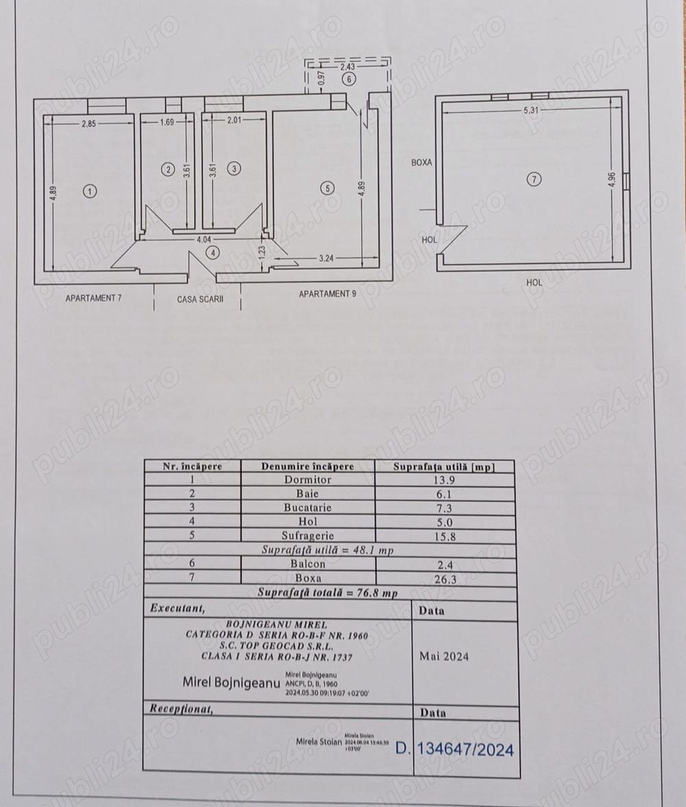 Apartament de vânzare