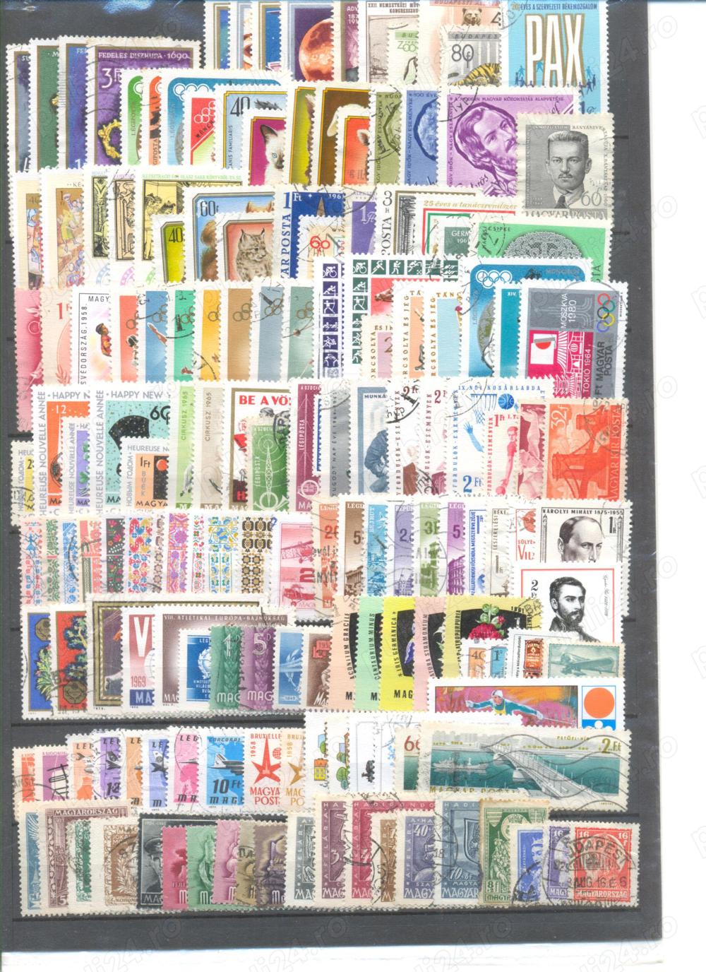 Timbre Ungaria stampilate - DIFERITE - 600 buc.