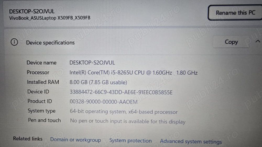Laptop Asus Sonic Master I5