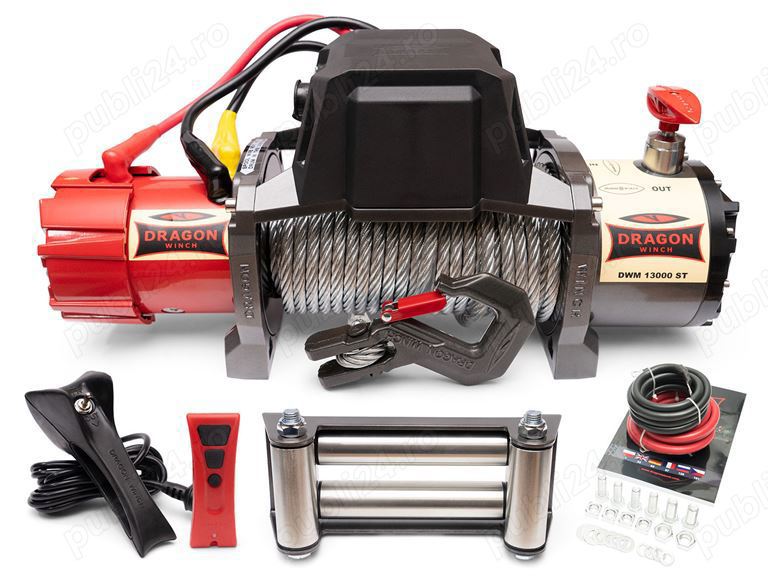 troliu model 2024  DRAGON WINCH ST 13000 lbs (5897 kg) 12 V