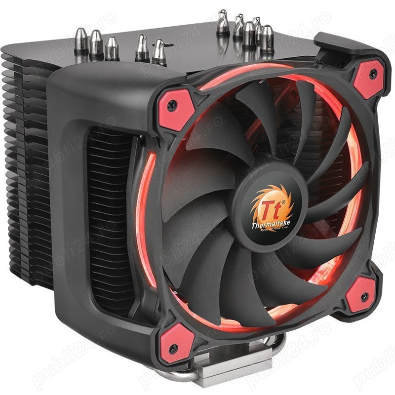 Cooler CPU procesor Thermaltake Riing Silent 12 Pro Red, compatibil Intel AMD