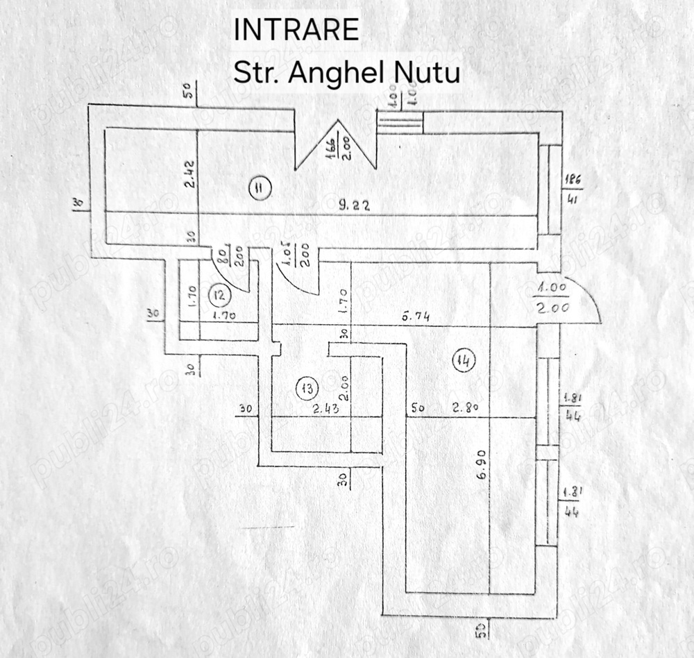 Inchiriez spațiu comercial 60 mp utili