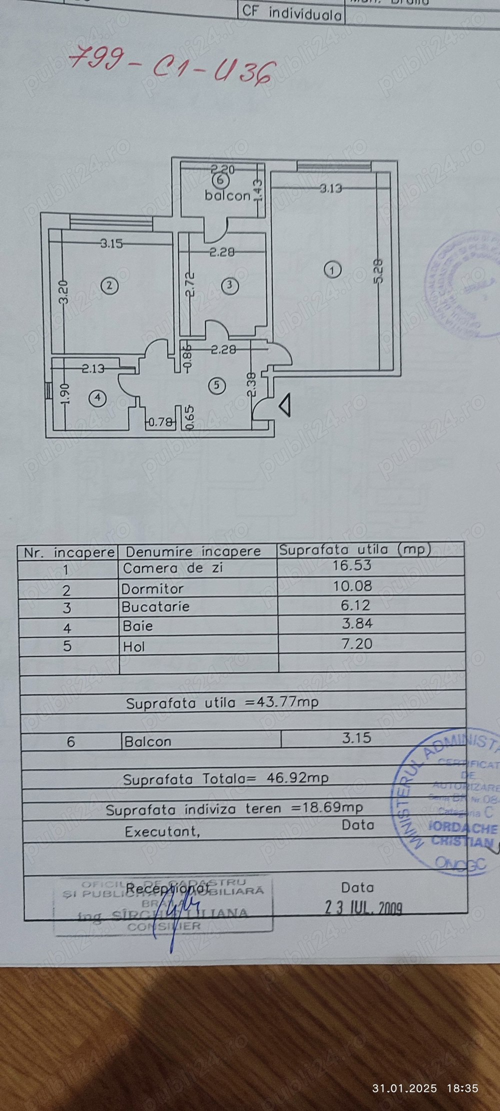 vând apartament zona Progresu