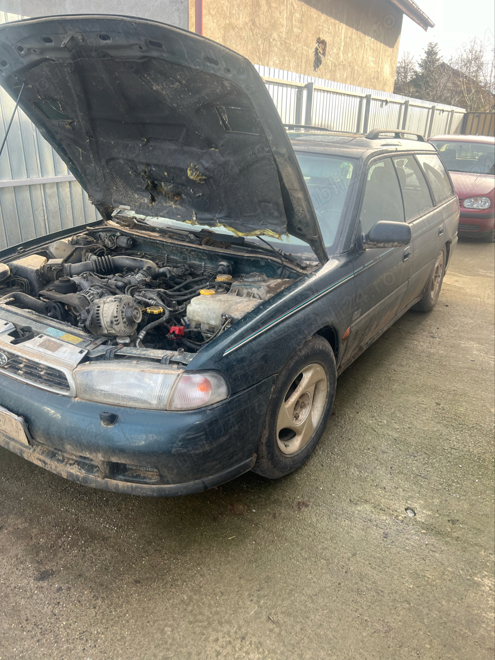 dezmembrez subaru benzina motor alternator electromotor cutie cardan grup faruri capota jante