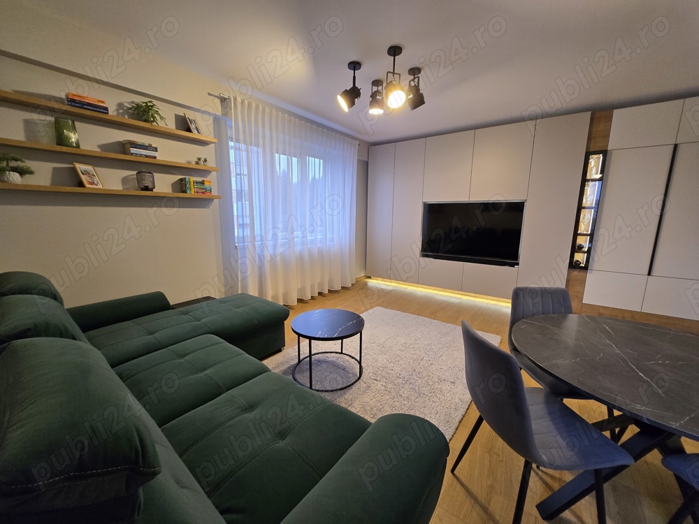 Apartament 2 camere bloc nou amenajat lux