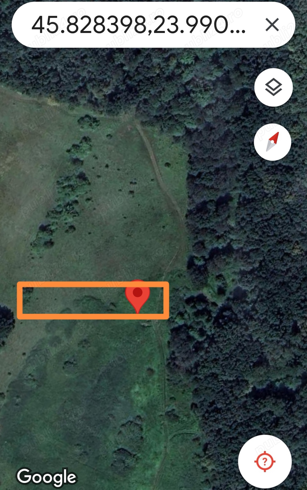 2400 mp ter lângă pădure 