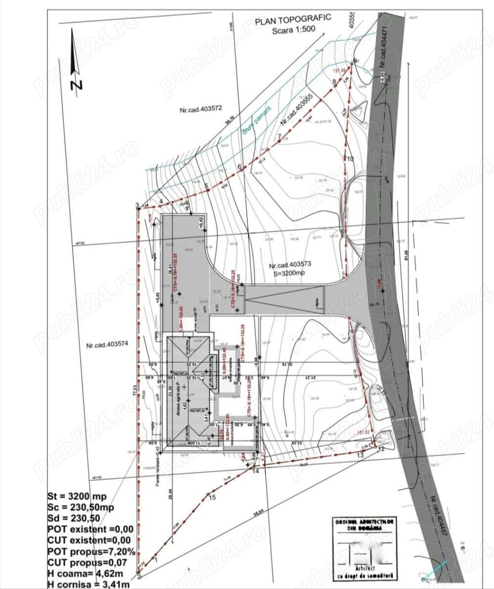 imobil de vanzare 3200 mp ,F.S. 78,la sosea,constructie inceputa,autorizata