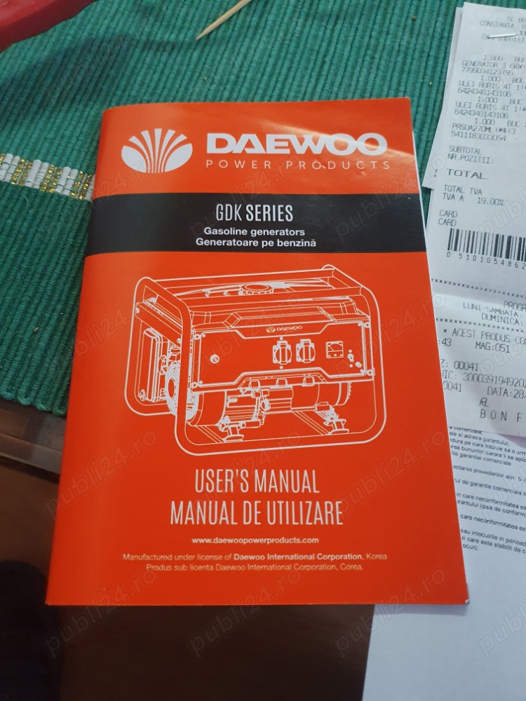 Generator de curent electric 