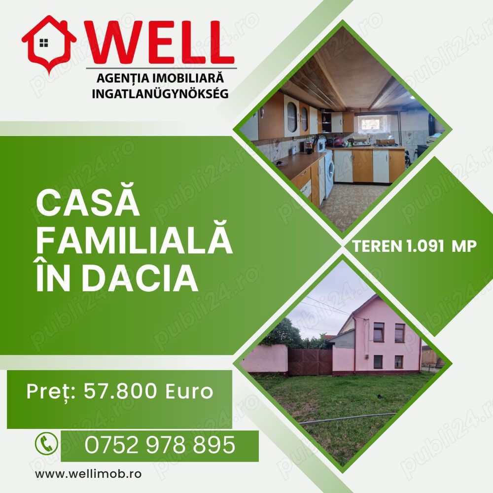 De vânzare casă familială în Dacia.