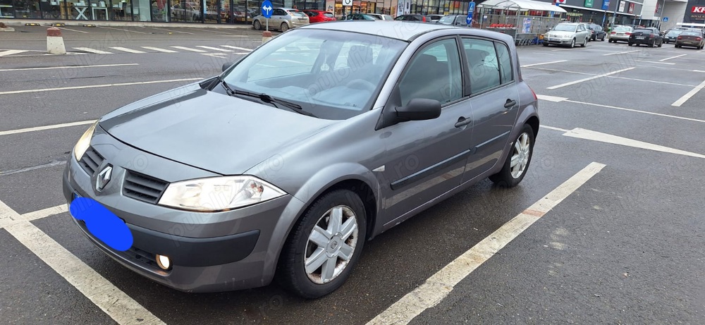 Renault Megane II, fabricație 2003, motor benzină 1.6 110 cp, 127500 km