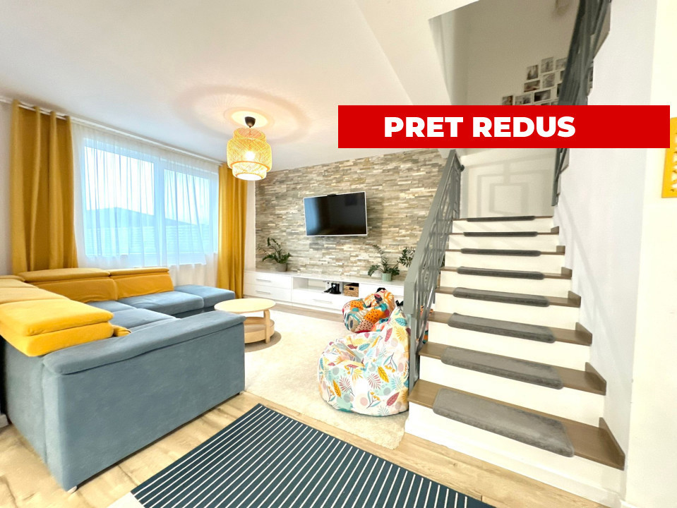 Duplex elegant, 4 camere, 115 mp utili, mobilat și utilat modern - Dumbravita