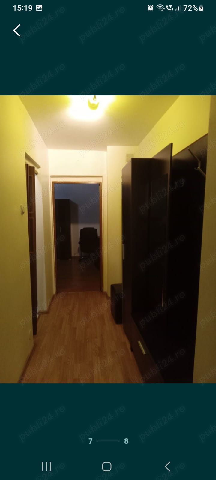 închiriez apartament cu trei camere semidecomandat