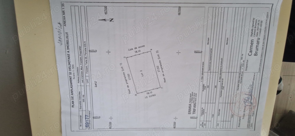 Teren casa 500 m2 - 50 e m2