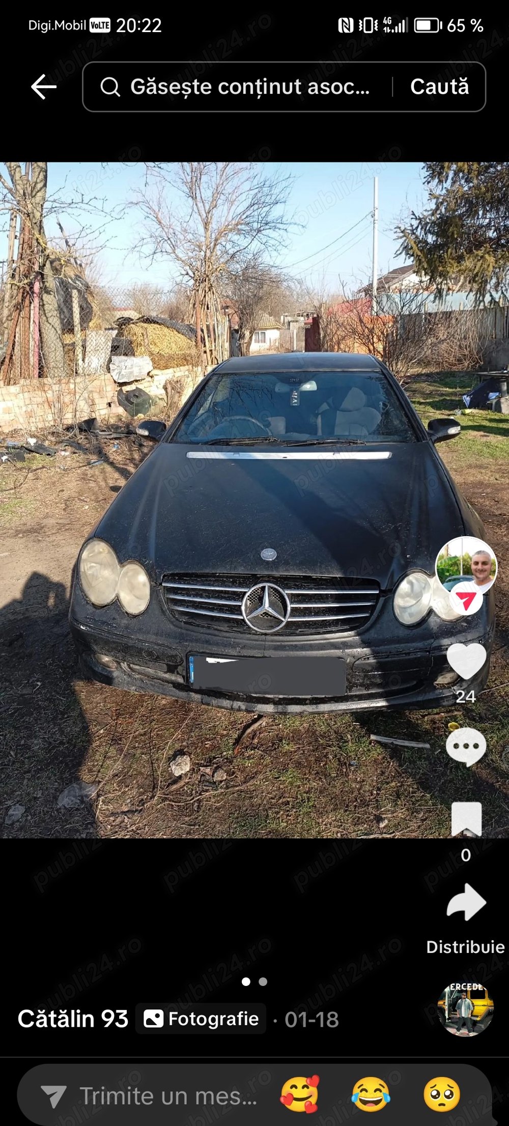 vand mercedes clk 200 defect