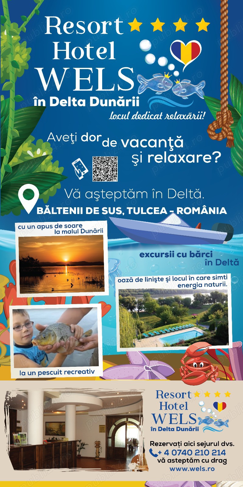 4+1 noapte gratuita - pentru vacanta ta in Delta - Hotel WELS