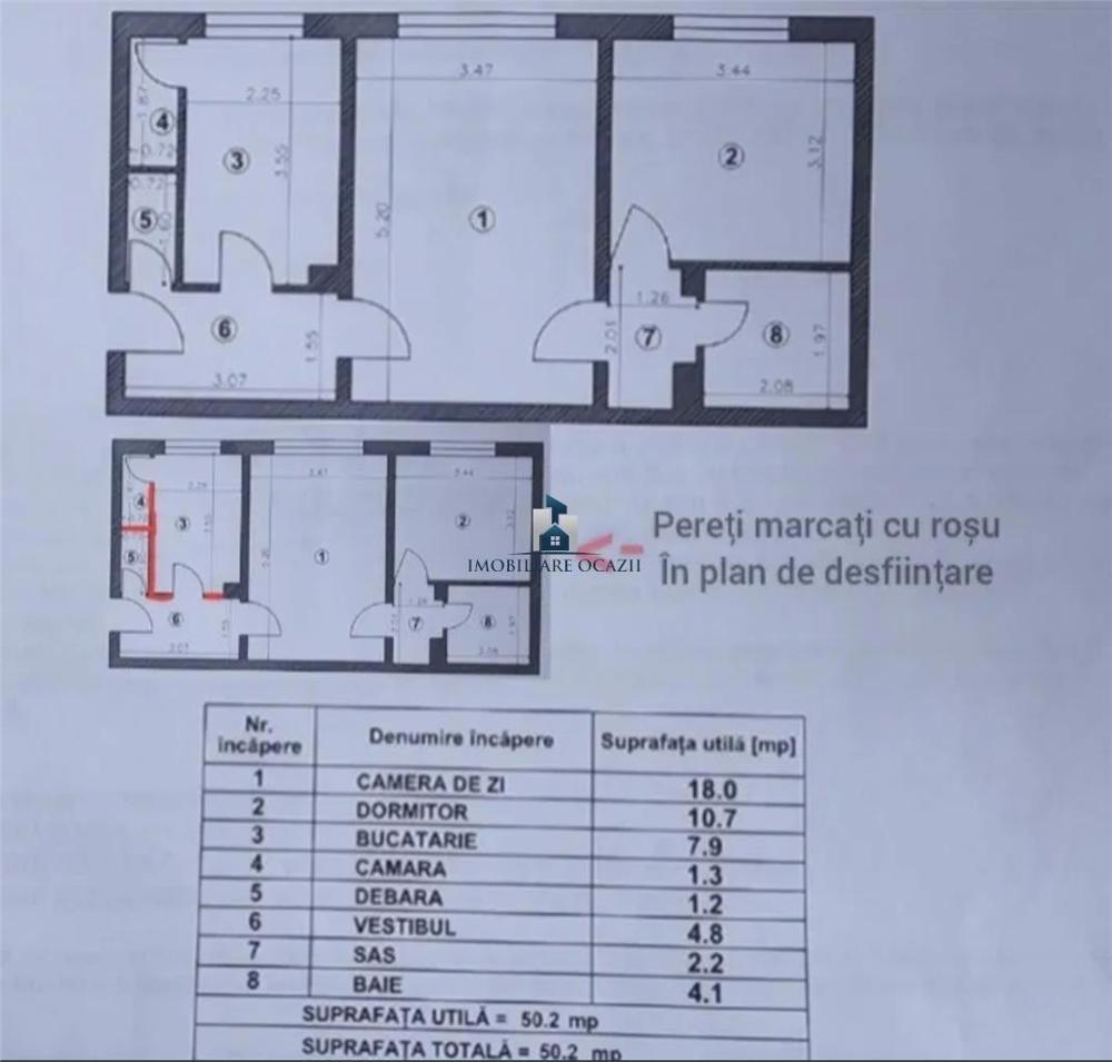 Vanzare Apartament 2 Camere Semidecomandat Giurgiului-Gradistea