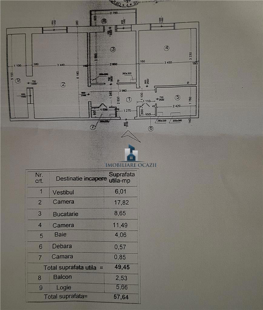 Vanzare Apartament 2 Camere Decomandat Berceni-Anton Bacalbasa