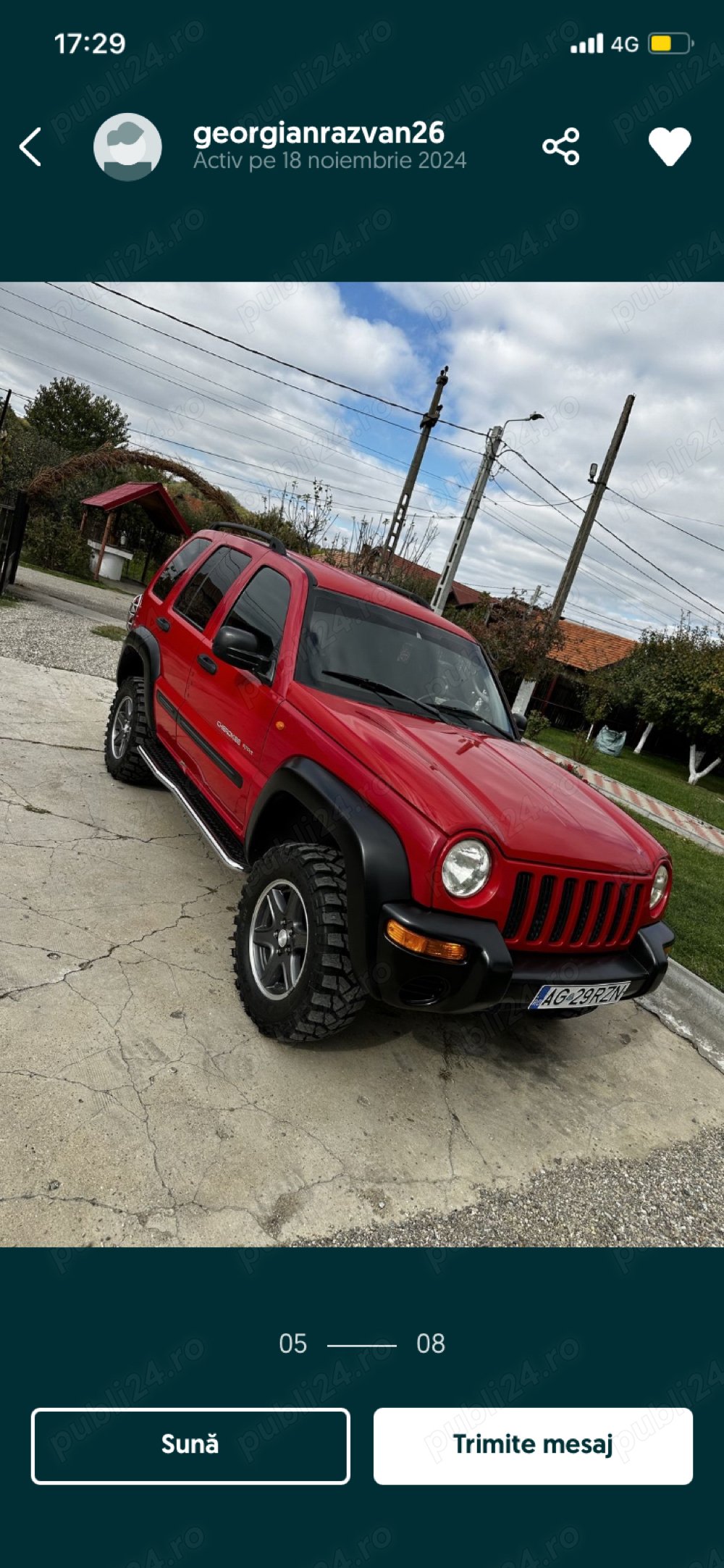 vand schimb jeep cherokee