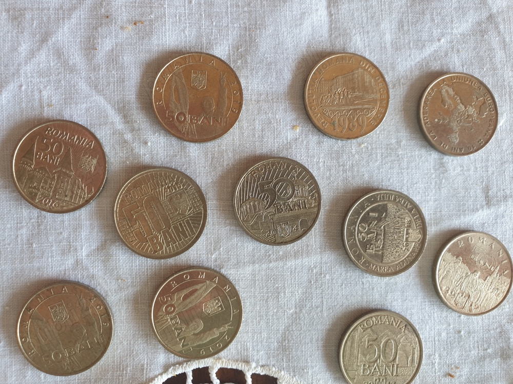 Monede aniversare  50 bani