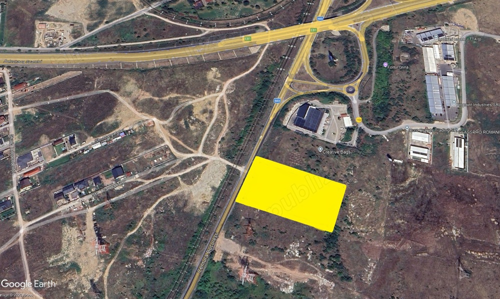 Teren intravilan 10.000 mp Soseaua de Centură, PUZ aprobat, ideal pentru hale și logistică 