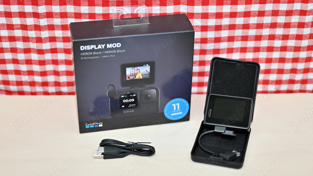 GoPro Monitor Extern , Incarcator , Geanta , Lumina led , Accesorii