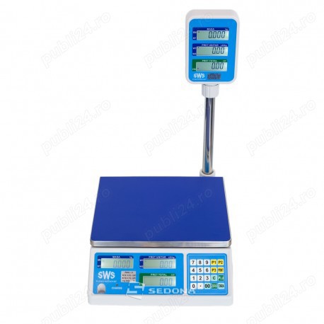 Cantar comercial SWS RTSL (PMKL) 6 15 30 KG - Conectare RS232 , 2 buc
