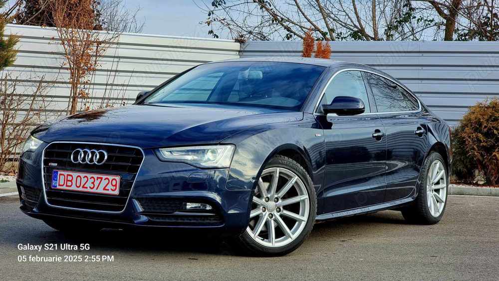 Audi A5 - 2014 - 1,8 TFSI Sportback ( benzina ) - 170 cp - Euro 6 - cutie Automata .