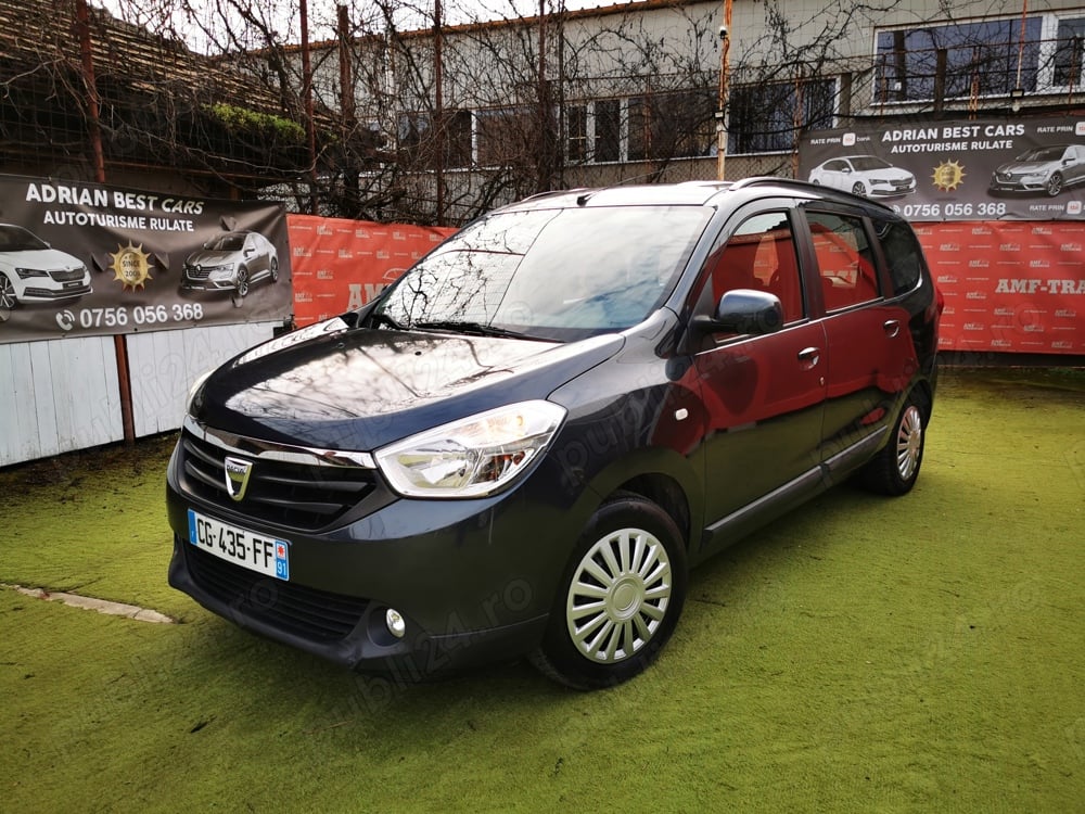 Dacia Lodgy Laureate 1,5 dci-90 cp-An 2012-Euro5 - Klima- Livrare Gratuita - Cash sau Rate